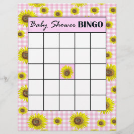 Spelet BINGO/Barn namn vid dubblans sida för babys Reklamblad