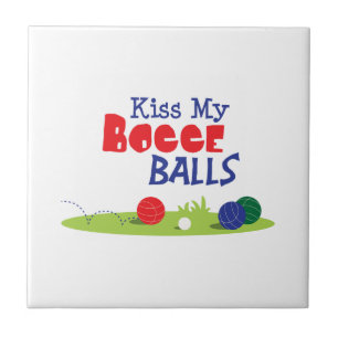 Spelet Bocce Boll Kakelplatta