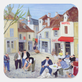 Spelet Burgundy Fyrkantigt Klistermärke