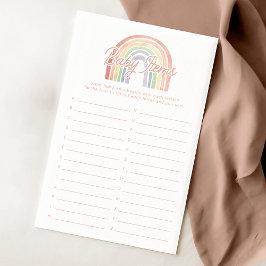 Spelet Cute Pastel Watercolor Rainbow Baby Objekt