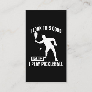 Spelet Dink boll Bra Pickleball Player Visitkort