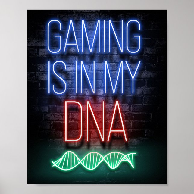 Spelet finns i mitt DNA Poster (Framsidan)