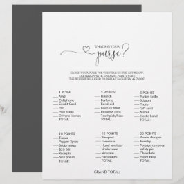 Spelet för Purse Script-Möhippa