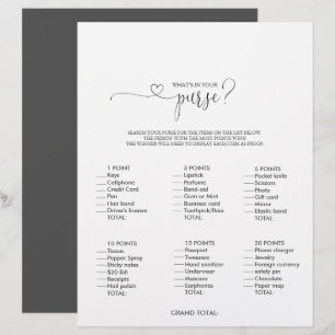 Spelet för Purse Script-Möhippa