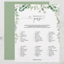 Spelet för Purse Script-Möhippa