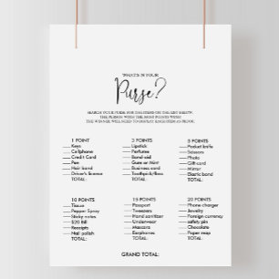 Spelet för Purse Script-Möhippa