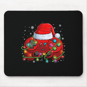 Spelet för spel i julspel Spelet Santa Hat Ljus Musmatta