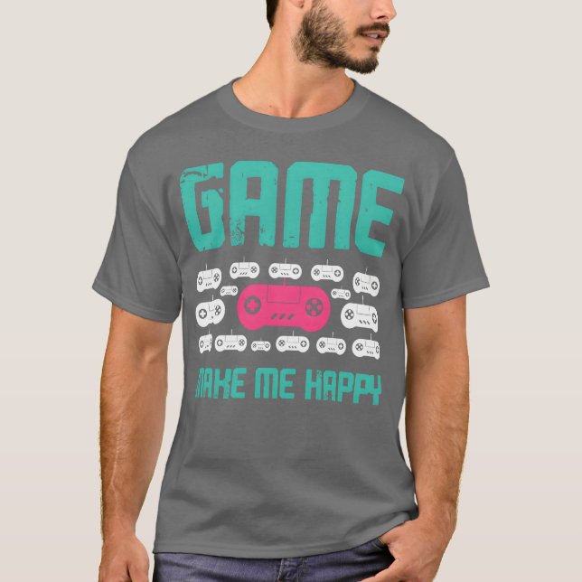Spelet gör att jag har Lycklig T Shirt (Framsida)