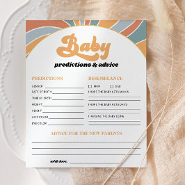 Spelet Groovy Baby Predictions and Advice Shower