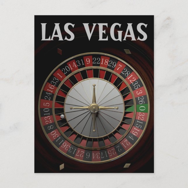 Spelet Las Vegas Nevada Vykort (Framsida)