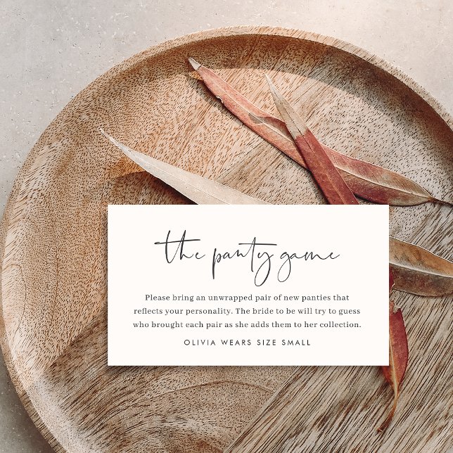 Spelet Modern Minimalistisk Möhippa för skript Tilläggskort (Skapare uppladdad)