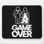 Spelet över Glitch Bride Groom Funny Bröllop Musmatta<br><div class="desc">Spelet över Glitch Bride Groom Funny Bröllop</div>