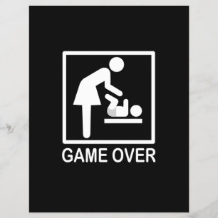 Spelet över Mamma, svart och vitt bildspel Reklamblad
