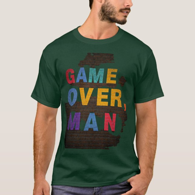 Spelet över, man t shirt (Framsida)