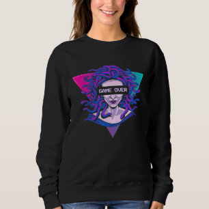 Spelet över Medusa Indie Alt Aesthetic Vaporwave E T Shirt
