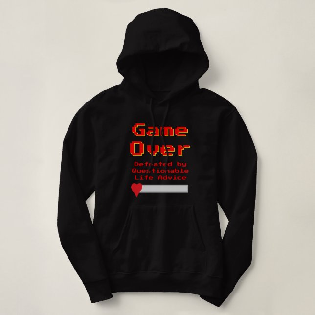 Spelet över Meme Hoodie Sweatshirt T Shirt (Design framsida)