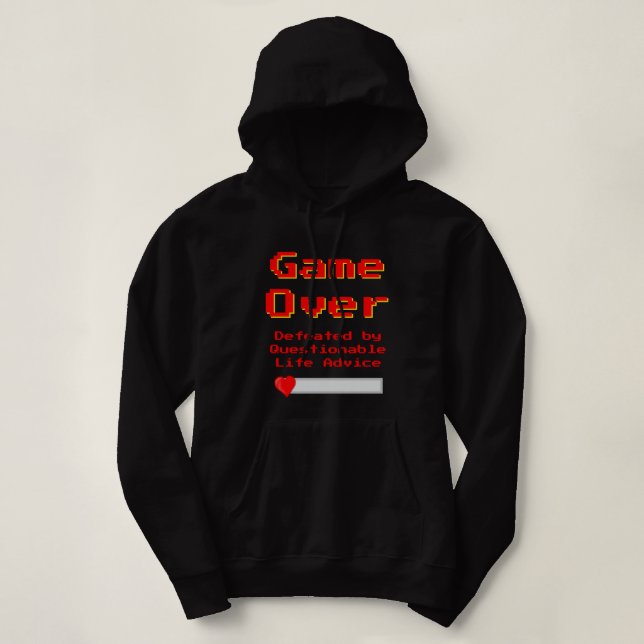 Spelet över Meme Hoodie Sweatshirt T Shirt (Design framsida)
