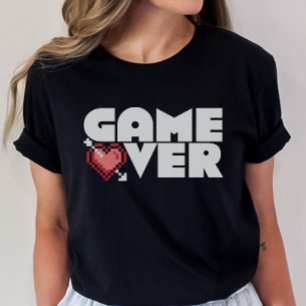 Spelet över pixelspelaren t shirt
