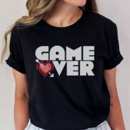 Spelet över pixelspelaren t shirt