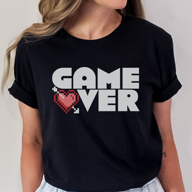 Spelet över pixelspelaren t shirt (Skapare uppladdad)