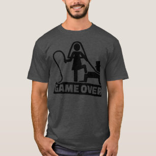 Spelet över Stag Party, underbart Bride Groom Prem T Shirt