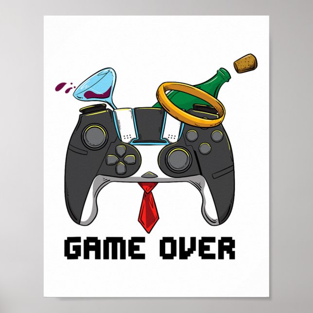 Spelet över Valentineser för Bröllop-Bachelor-part Poster (Framsidan)