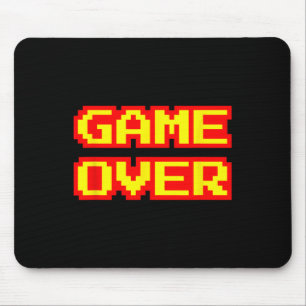 Spelet över Vintagens retro Arcade-spel spelas upp Musmatta