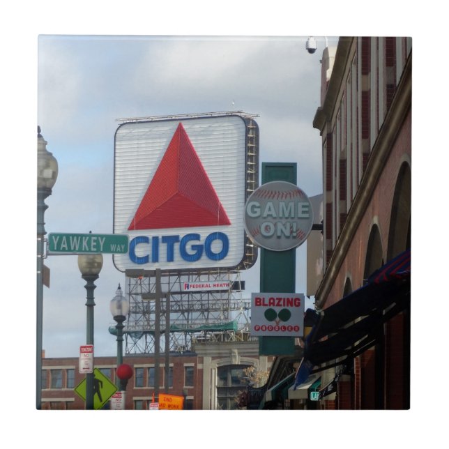 Spelet på Boston! Kakelplatta (Framsidan)