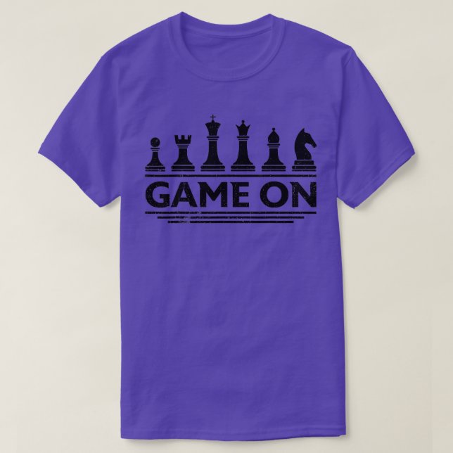Spelet på Chess Delar-stiftelsen Game Thatero Gift T Shirt (Design framsida)