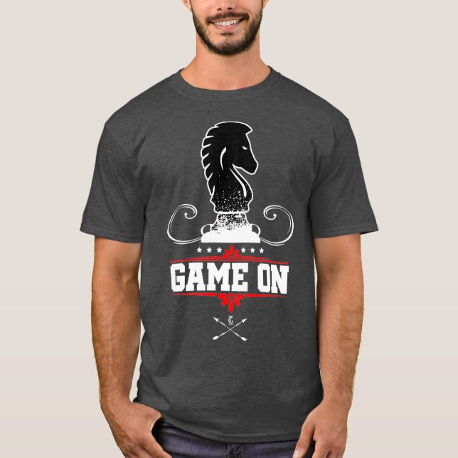 Spelet på Coolan Checker-matchen Knight Biet T Shirt (Framsida)