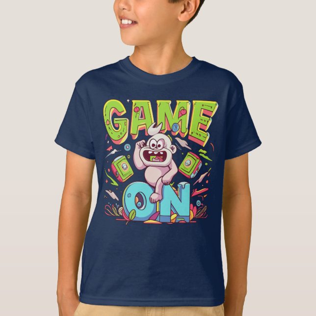 Spelet på det stora, fantastiska spelandet t shirt (Framsida)