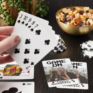 Spelet på foto-Personligen Casinokort