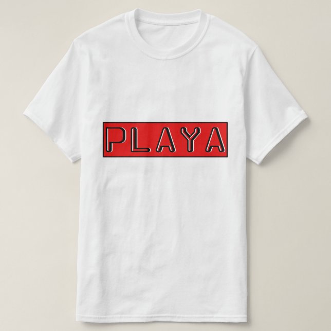 Spelet på Playa T Shirt (Design framsida)