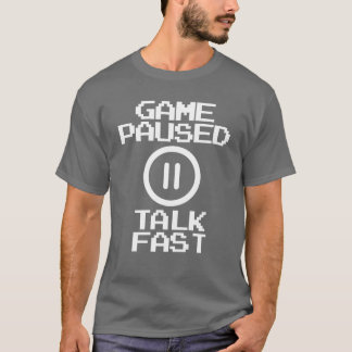 Spelet Pausedalk Fast Funny Video Game Gamerg-pojk T Shirt