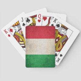 Spelet Rustic vintage Italienskt Flagga Card Casinokort