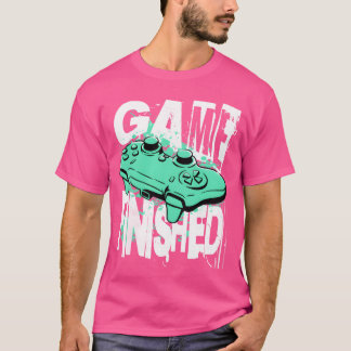 Spelet Slutfört Roligt Videospel vintage T Shirt