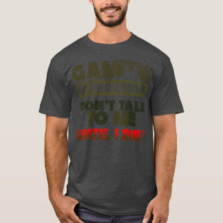 Spelet som pågår pratar inte med mig förrän jag ge t shirt