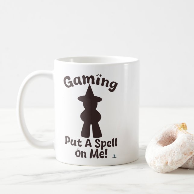 Spelet spellar på min talessäsong Witch Hat Kaffemugg (Med munk)