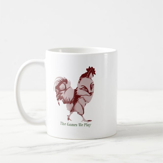 Spelet vi spelar Vixen Hotfru-design Kaffemugg (Vänster)