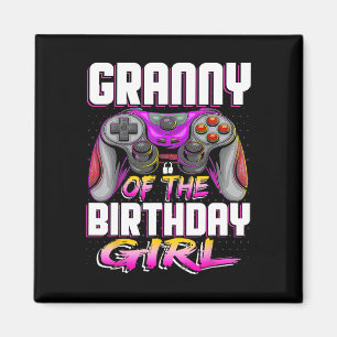 Spelets flickvän Matching Video Game Birthday Magnet
