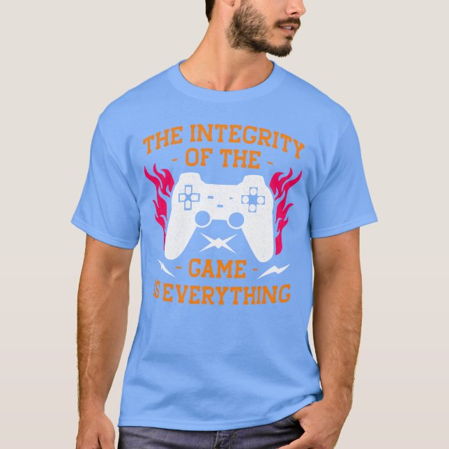 Spelets integritet är allt pojkvän t shirt (Framsida)
