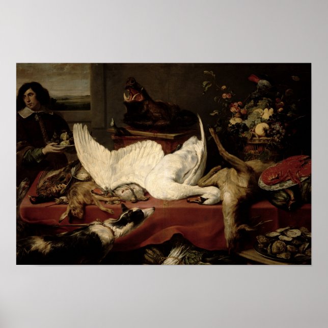 Spelets och skaldjursfiskens liv poster (Framsidan)