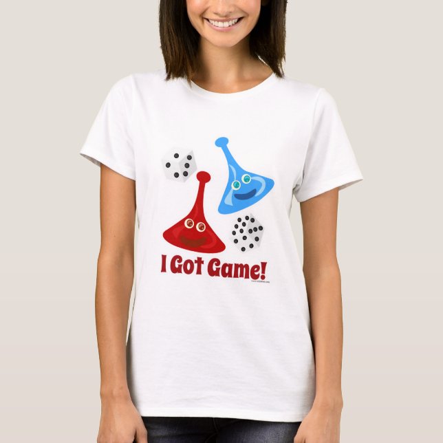 Spelets spelkvällsmeddelande - Fun Gamer-design T Shirt (Framsida)