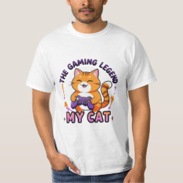 Spelförklaringen - min katt | Funny Gamer Cat Desi T Shirt