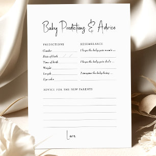 Spelförutsägelser för babyskor och råd