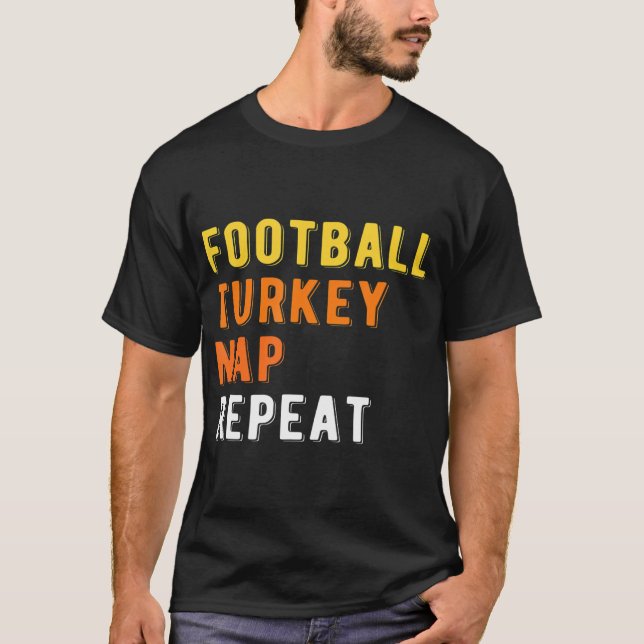 Spelfotboll Turkiet Nap Repeat Pumpkin Manar T Shirt (Framsida)