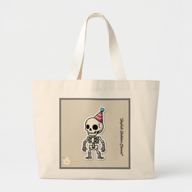 "Spelfull Halloween Illustration" Jumbo Tygkasse (Framsidan)
