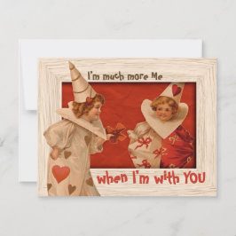 Spelfull Vintage Pierrot CC0662 Valentine Julkort