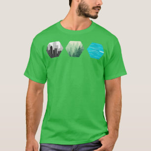 Spelgrafi för omformning av mars resursbrickor t shirt