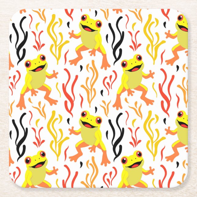 Spelgrodor Underlägg Papper Kvadrat (Framsidan)